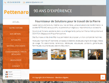 Tablet Screenshot of pettenaro.com